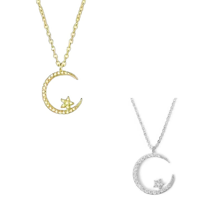 Star and Moon Necklace