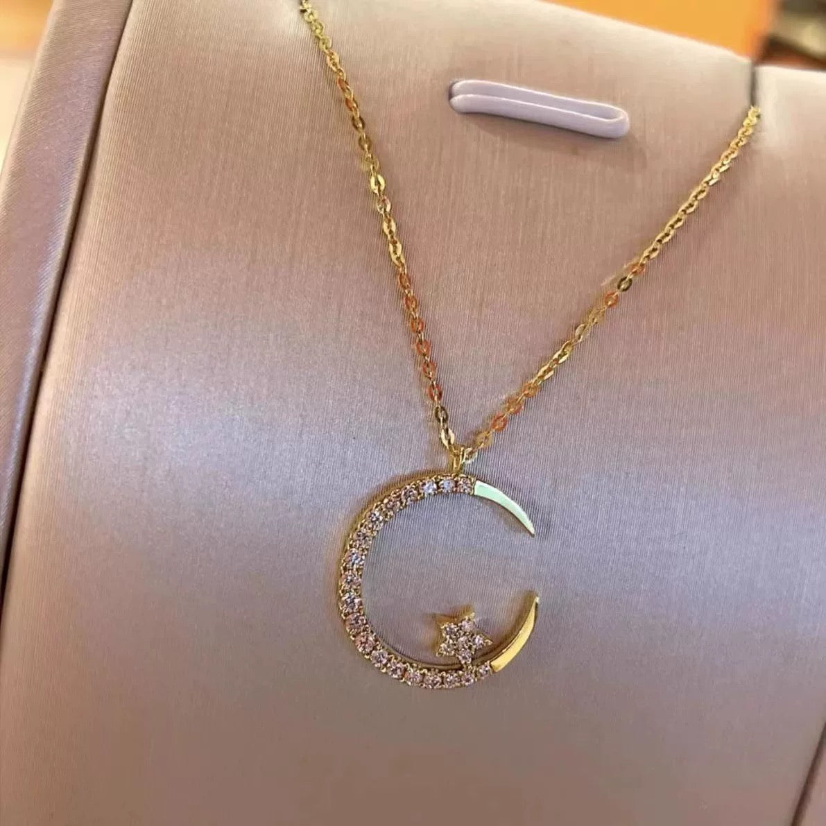 Star and Moon Necklace