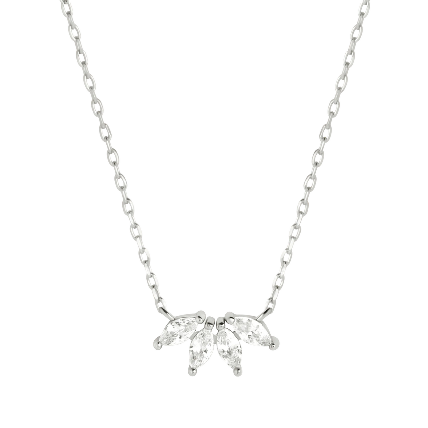 Colier Marquise cu Cristal din Argint 925