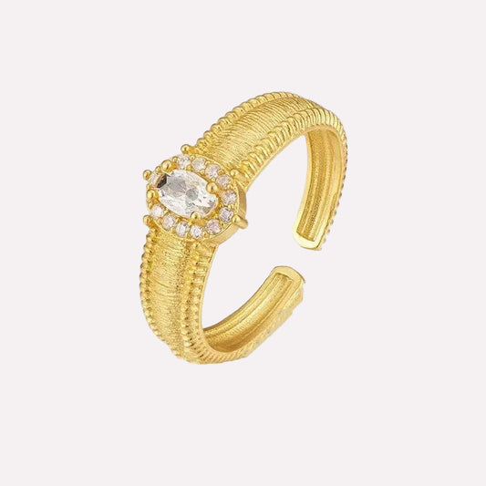 Royal Gemstones Ring with lab-grown diamonds