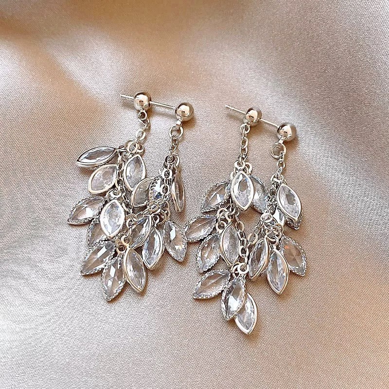 Silver Teardrop Earrings showcasing sleek teardrop design with polished finish