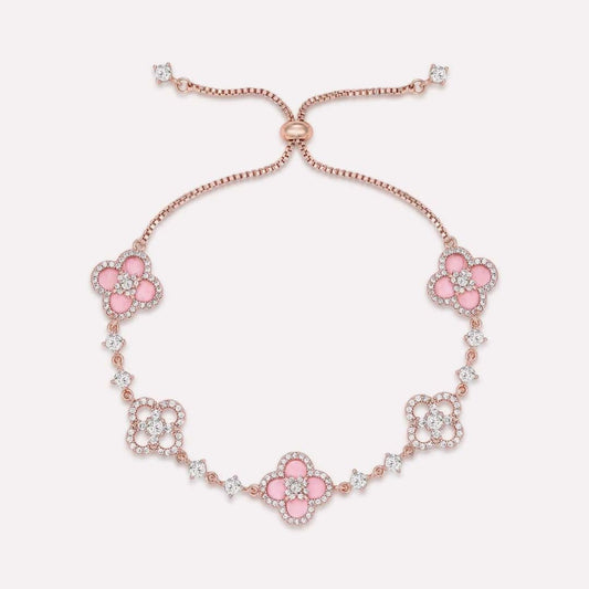 Sakura Cleef Bracelet product render showing floral design details