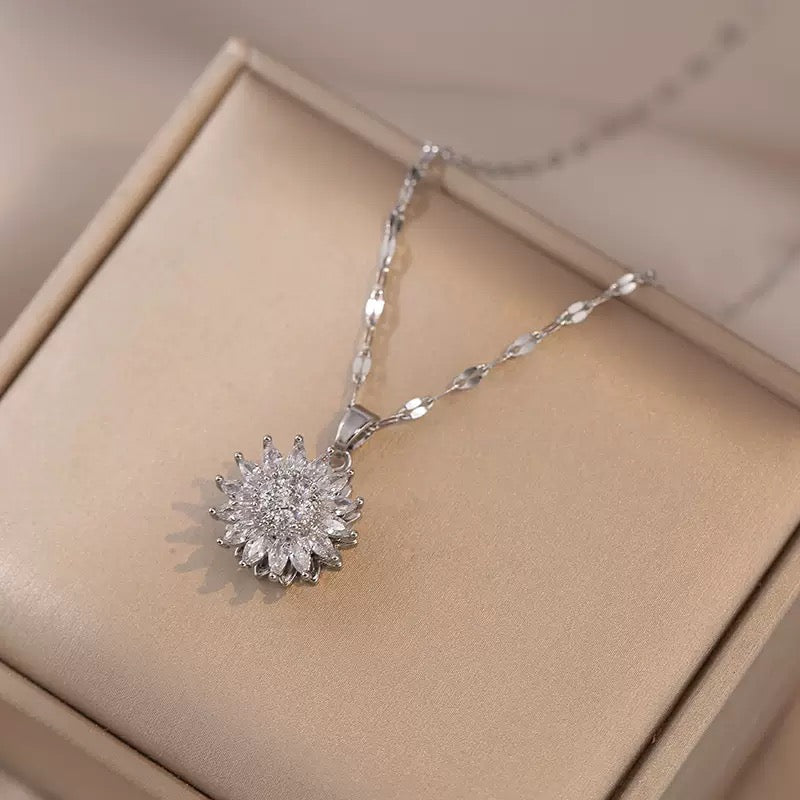 Sunflower Mood Jewelry Set – Rotatable Design | CotaJewelry