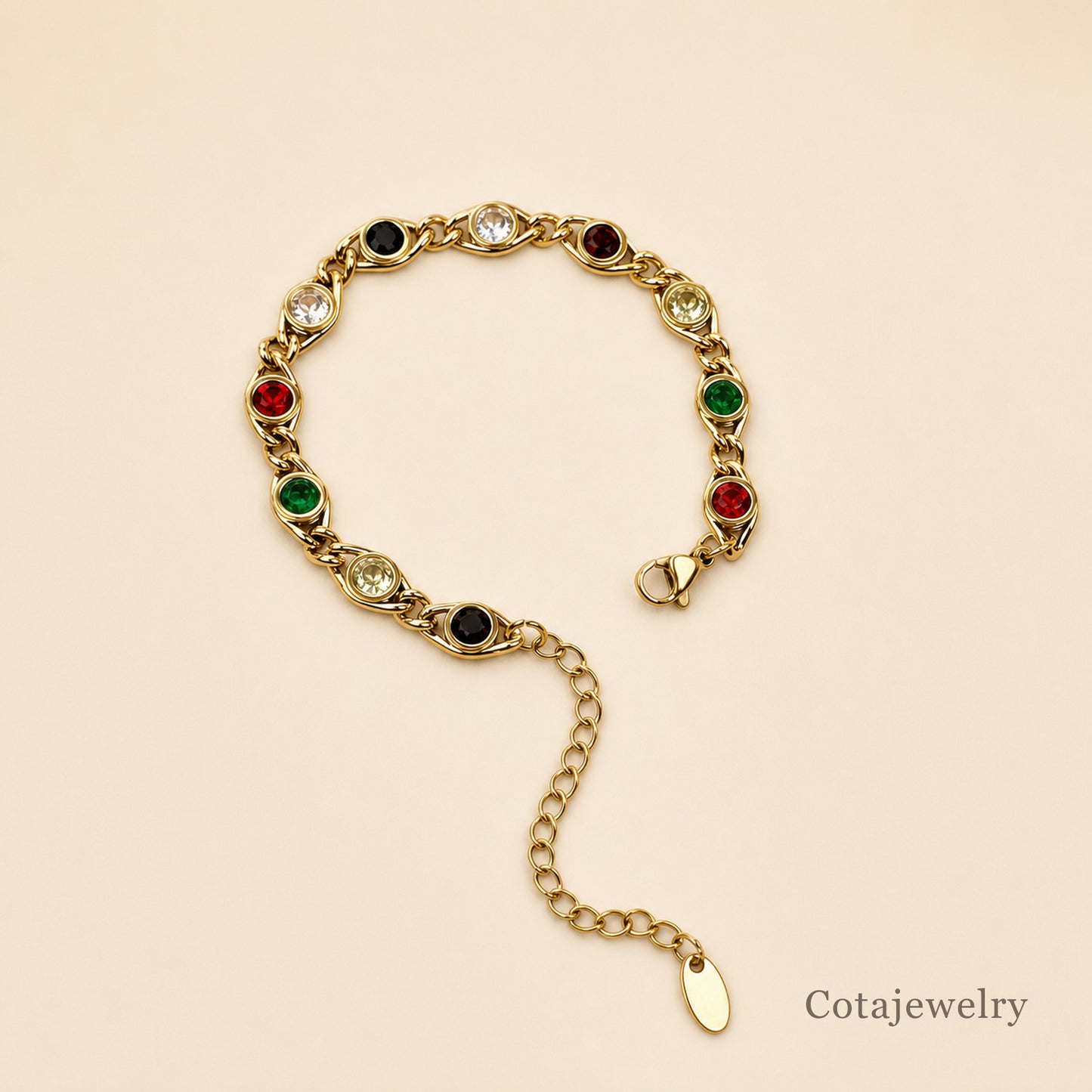 COTA Chromatic Pavé Eye Bracelet | COTA40146 - COTA40146_main.jpg
