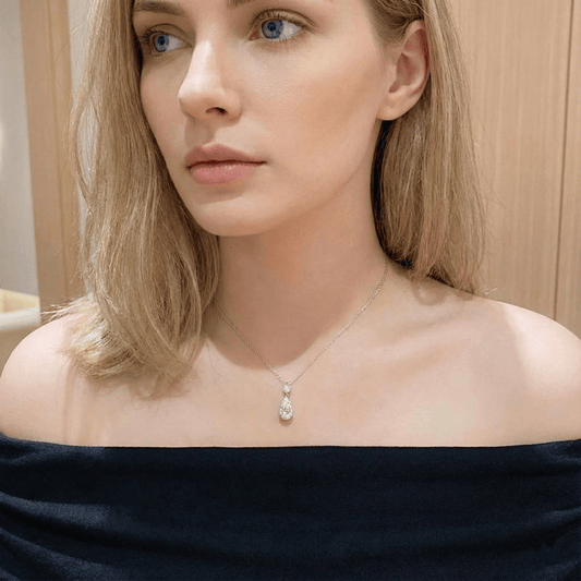 Elegant CZ Diamond Jewelry Set