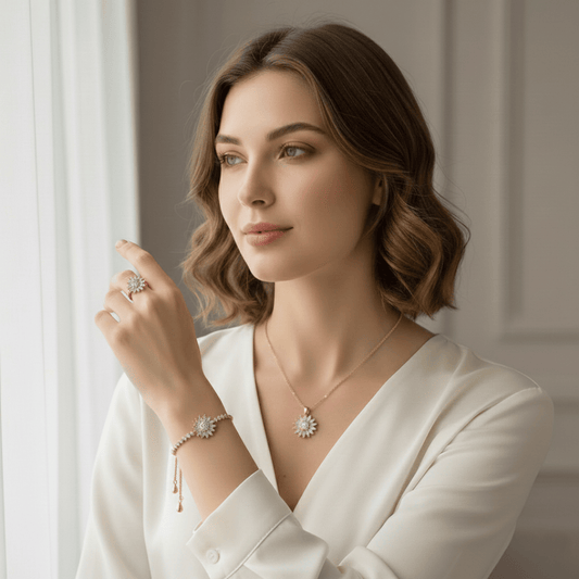 Sunflower Jewelry Set