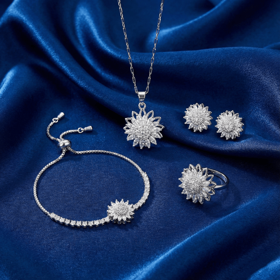 Sonnenblumen-Schmuckset