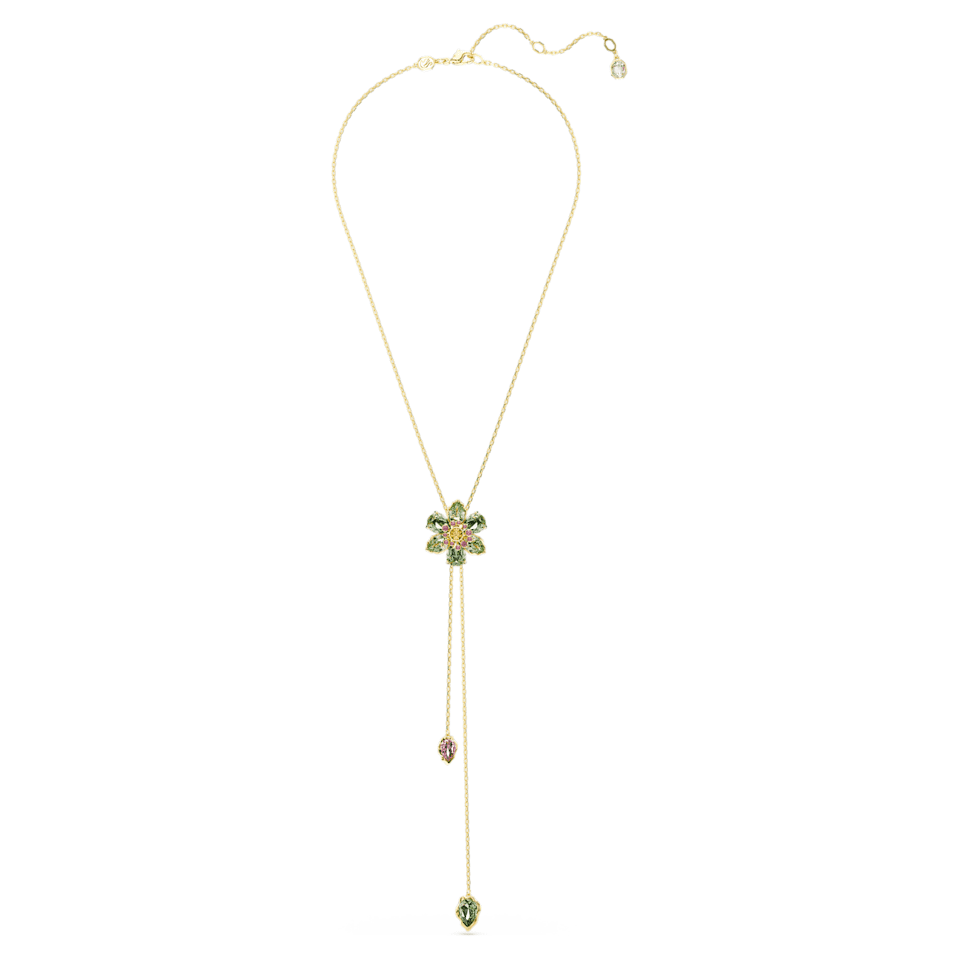 Silver Tassel Flower Necklace highlighting elegant flower design