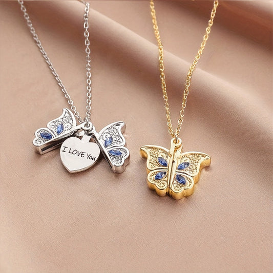 A Secret Whispers "I Love You": Discover the Enchanting Butterfly Pendant Necklace