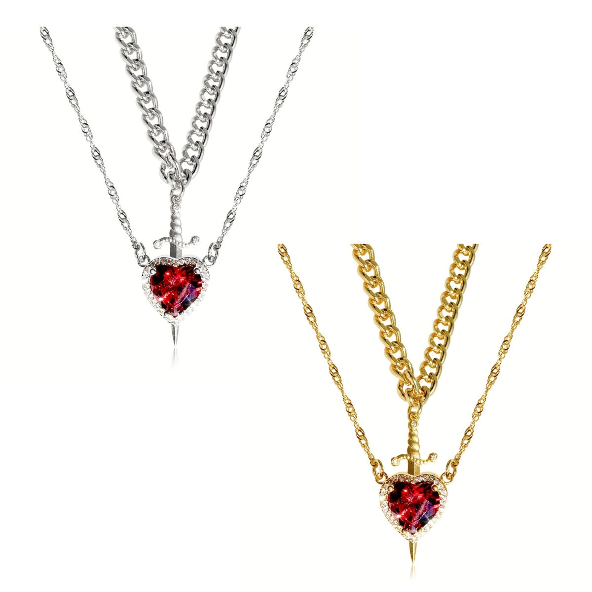 心與劍項鍊 | CotaJewelry