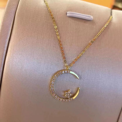 Star and Moon Necklace