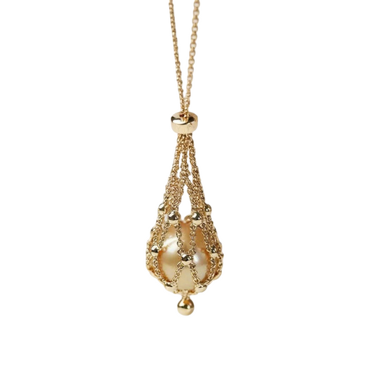 Pearly Net Necklace