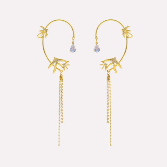 Star Swallow Ear Cuffs
