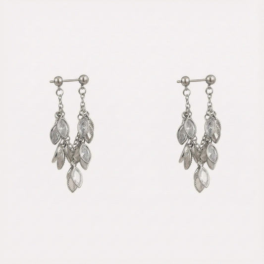 Silver Teardrop Earrings