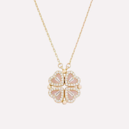 Collar de corazón de la suerte