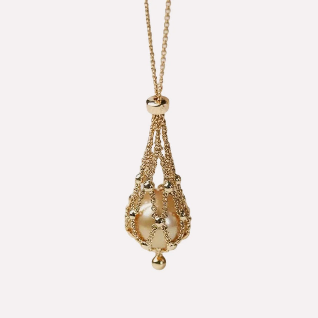 Pearl Net Necklace