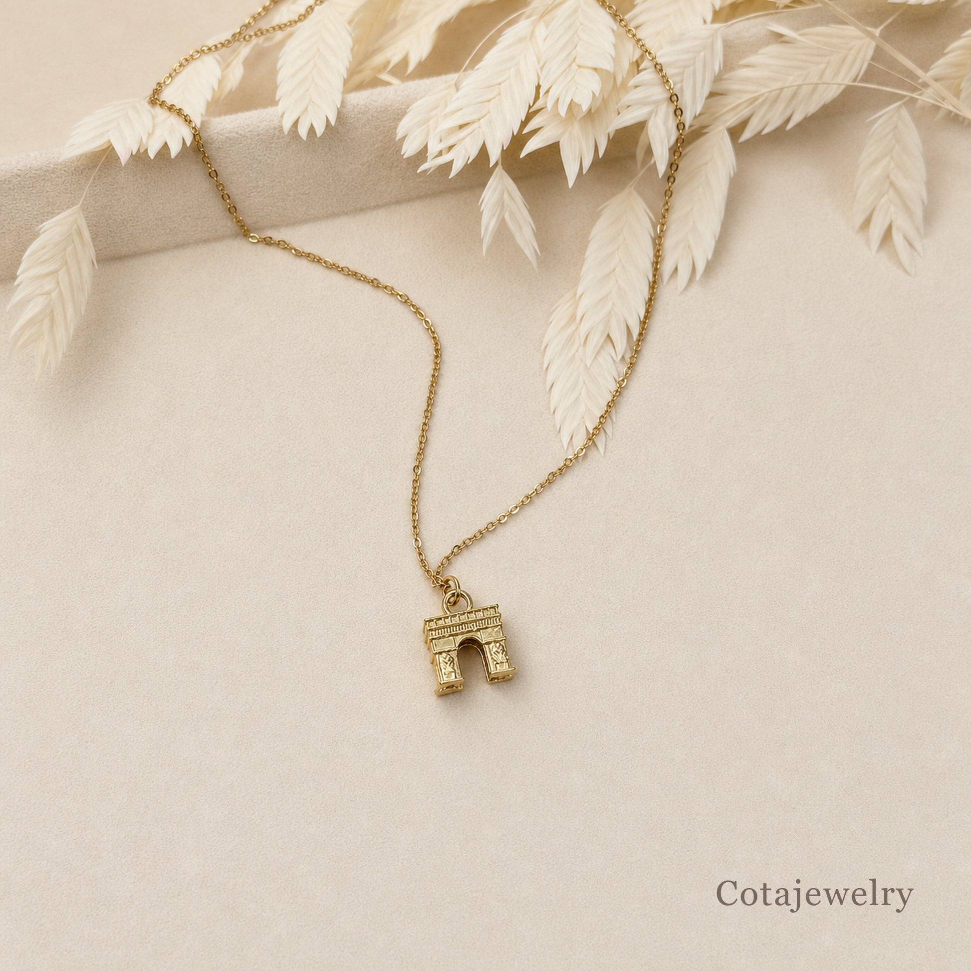 COTA Architectural Arch Pendant Necklace | COTA30149 - COTA30149_main.jpg