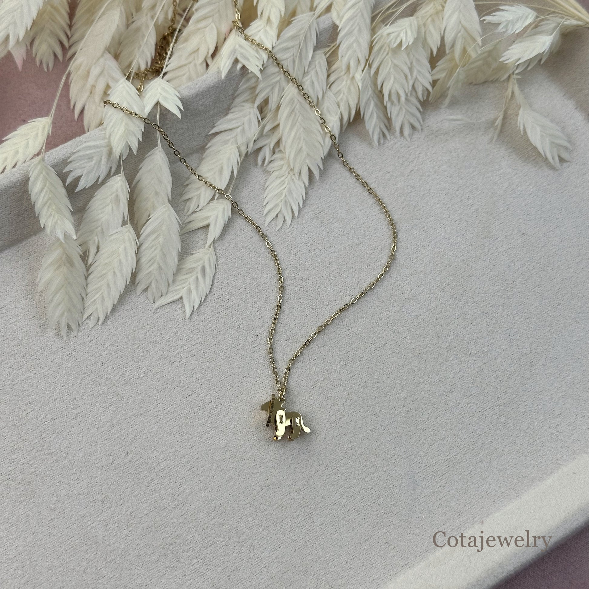 COTA Regal Lion Pendant Necklace — Main Image