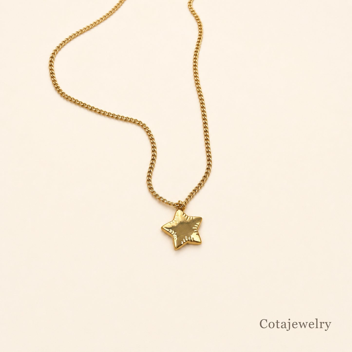 COTA Celestial Star Mother of Pearl Pendant Necklace | COTA40147 - COTA40147_back.jpg