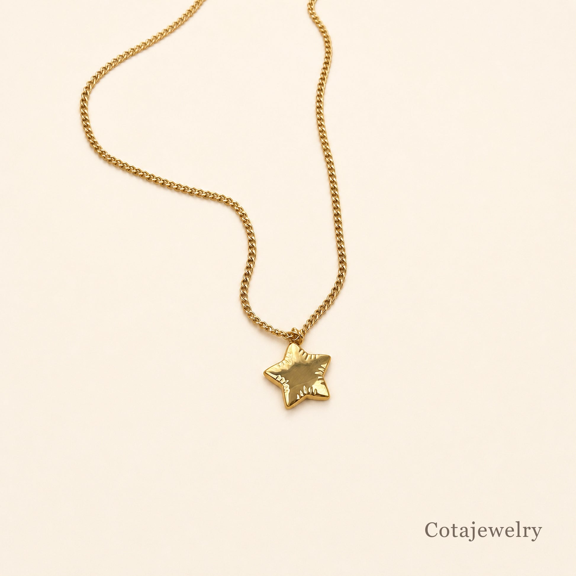 COTA Celestial Star Mother of Pearl Pendant Necklace | COTA40147 - COTA40147_back.jpg