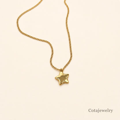 COTA Celestial Star Mother of Pearl Pendant Necklace | COTA40147 - COTA40147_back.jpg