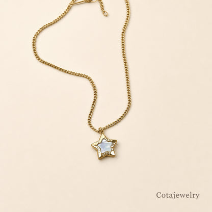COTA Celestial Star Mother of Pearl Pendant Necklace | COTA40147 - COTA40147_main.jpg