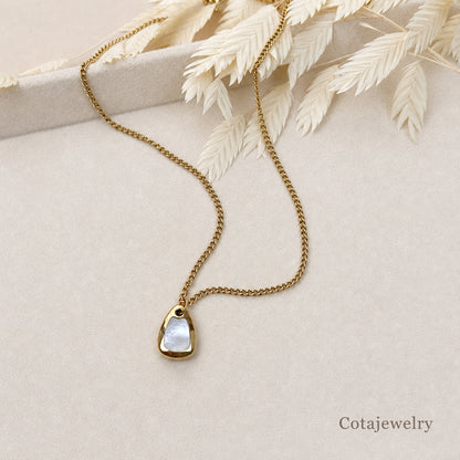 COTA Luminous Teardrop Mother of Pearl Necklace | COTA40148 - COTA40148_main.jpg