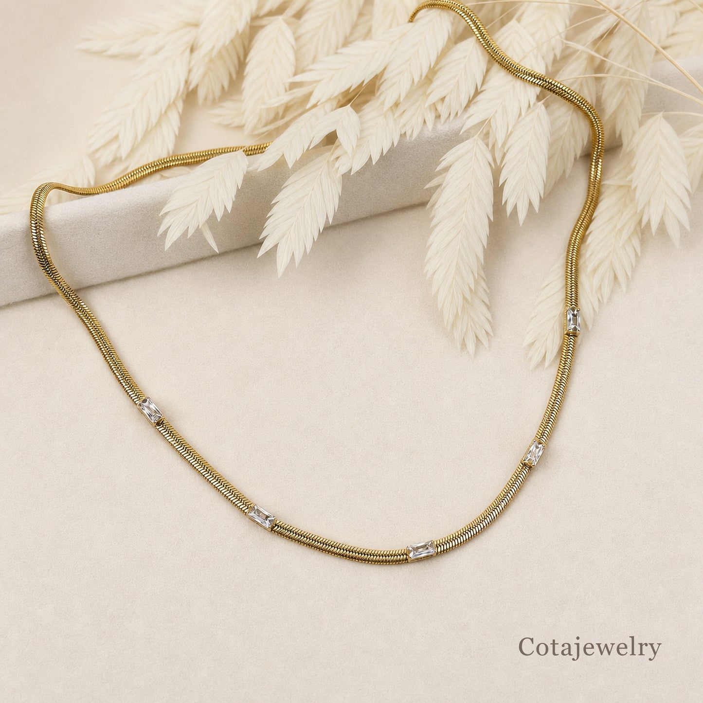 COTA Five Blade CZ Pendant Necklace | COTA40156 - COTA40156_main.jpg