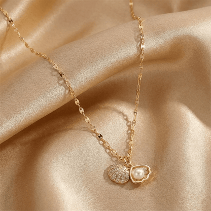 Collier coquillage nacré