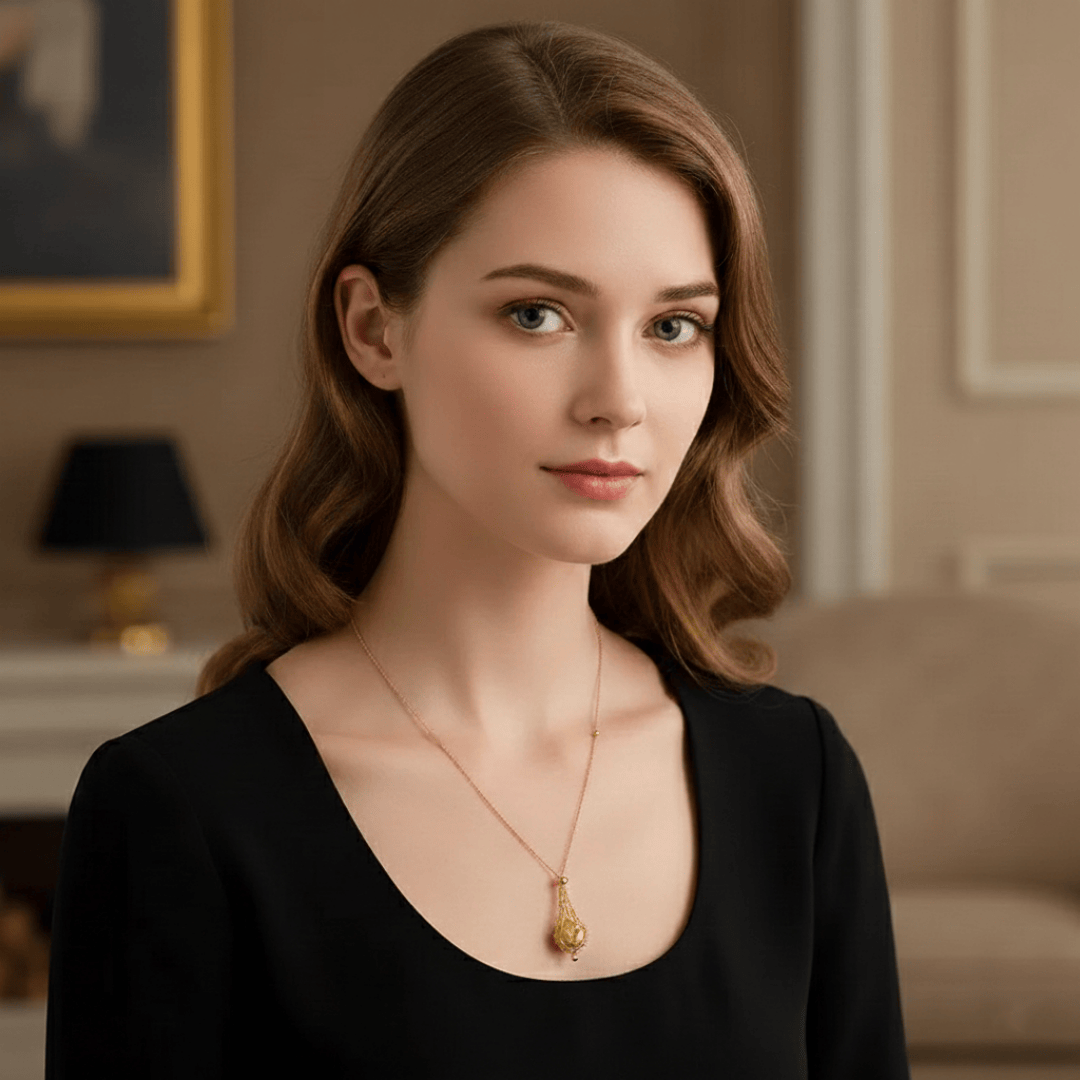 Pearl Net Necklace