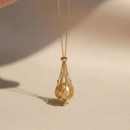 Pearl Net Necklace