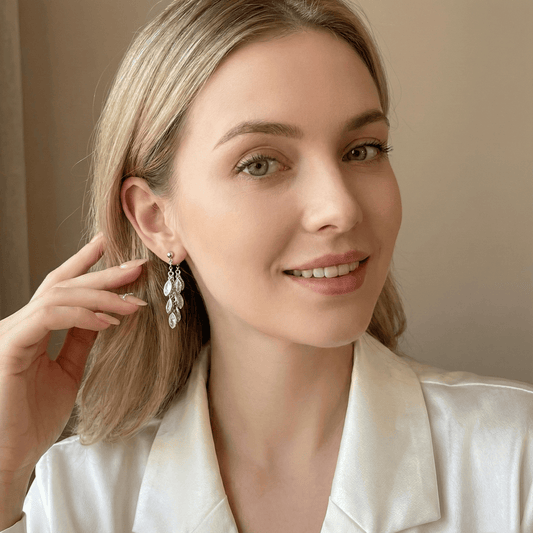 Silver Teardrop Earrings