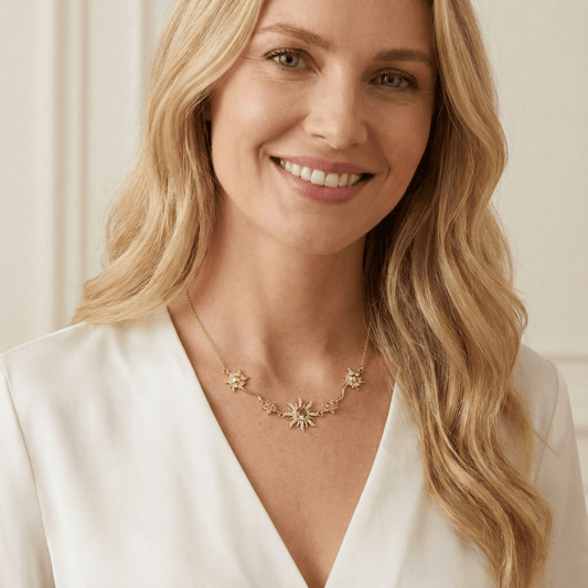 Sunflower Pendant Necklace