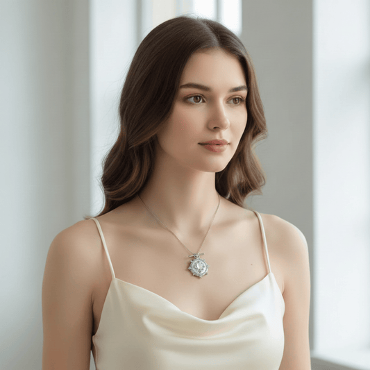 Glittering Heart Necklace