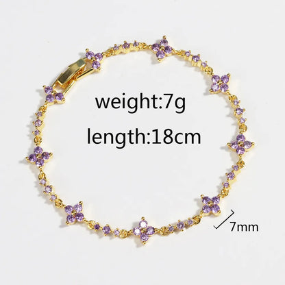 Purple Sakura ブレスレット – エレガントなフローラルジュエリー | CotaJewelry