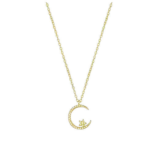 Star and Moon Necklace