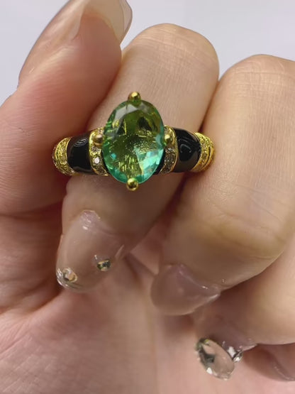 Emerald Eclipse Ring