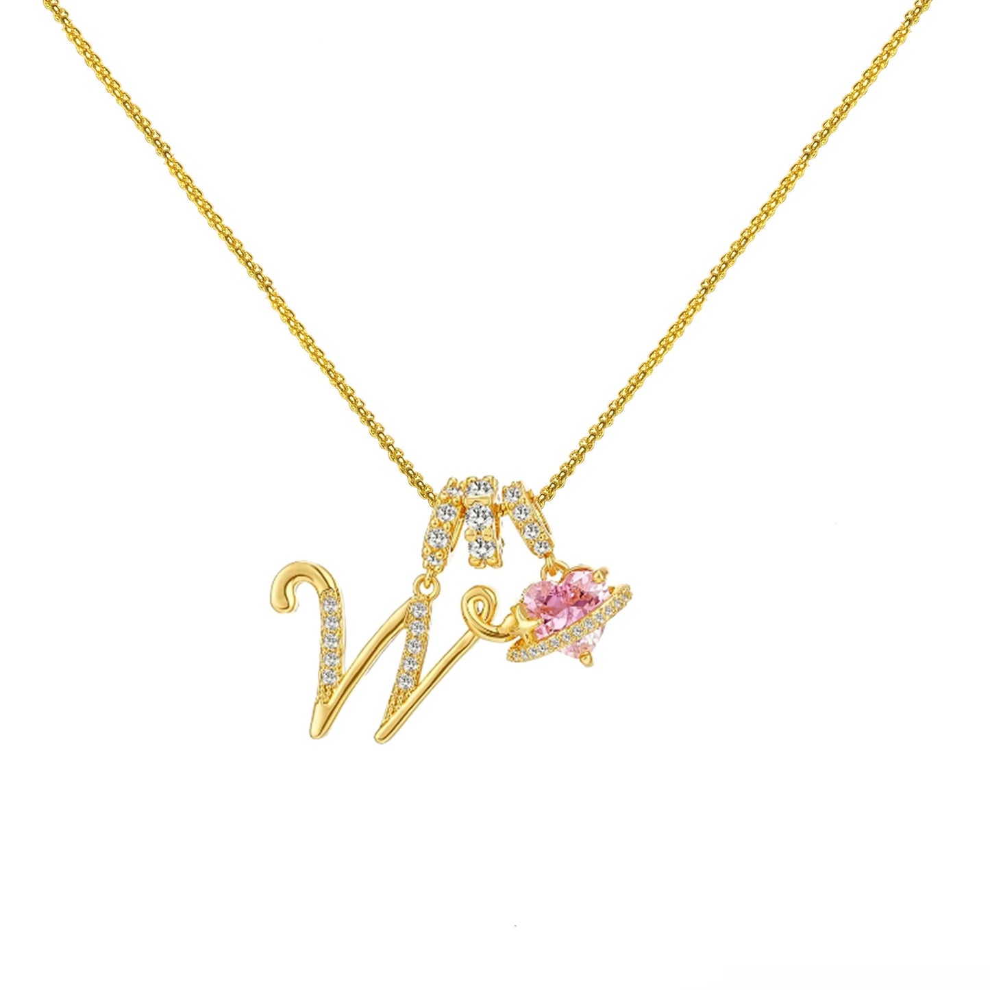 Colar com Letras Douradas de A a Z