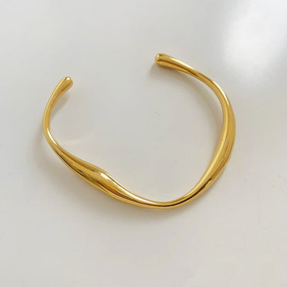 Bracelet chaîne tennis à cœur perlé en acier inoxydable