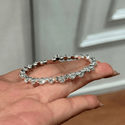 Zircon Vertical Beaded Bracelet Set